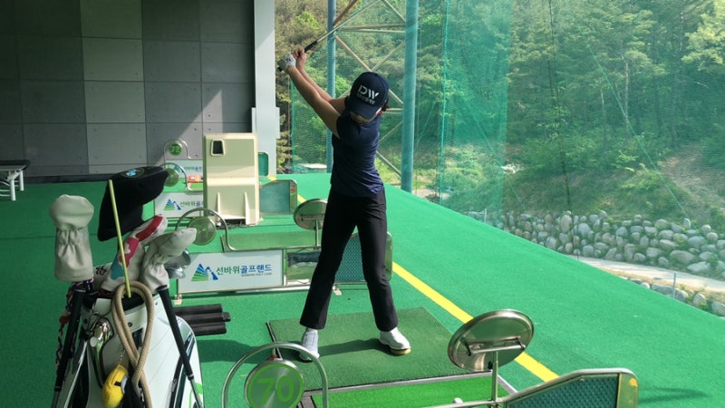 KLPGA 드림투어 우승 정지민2프로 의 아펠 골프 선수 트레이닝