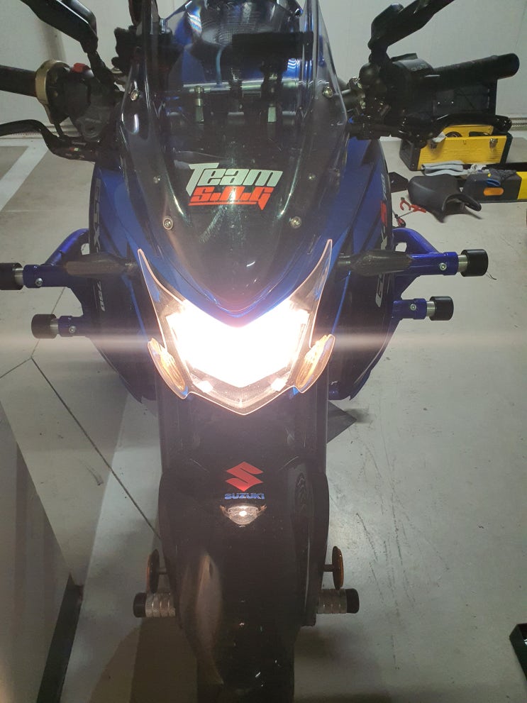  GSX-S750 2019 - 탈불법충 작업