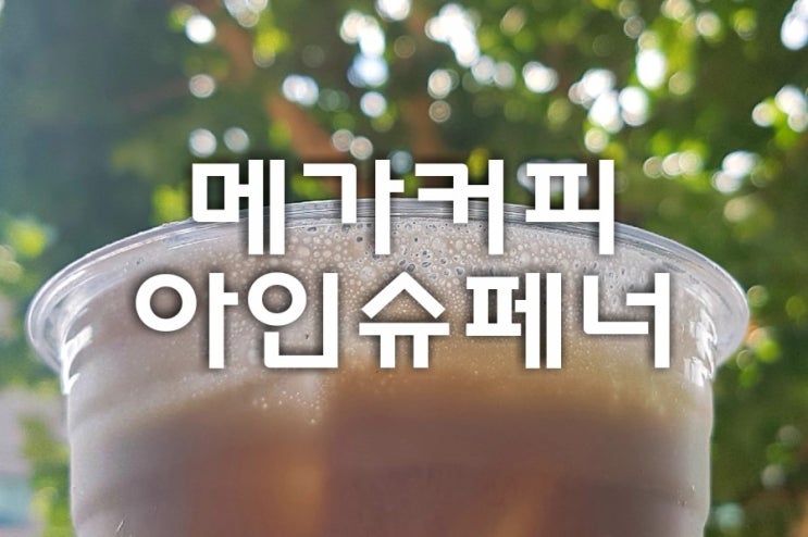  메가커피 메뉴 아인슈페너 맛과 가격 메가커피스탬프 적립방법 및 사용법 답십리로데오점