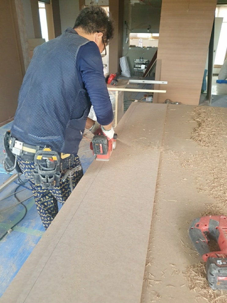  인테리어쇼 스타일 무걸레받이 인테리어 목공3,4일차