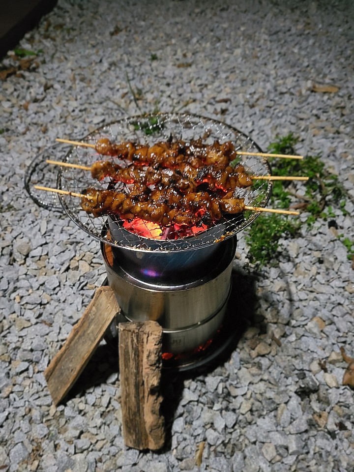  camping : ) 캠핑요리추천,노브랜드숯불데리야끼닭꼬치