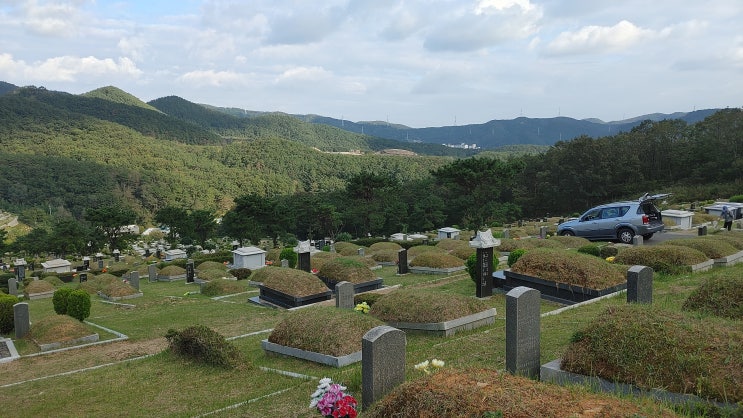  일찍 추석전에 아버지 만나 뵙고 왔습니다