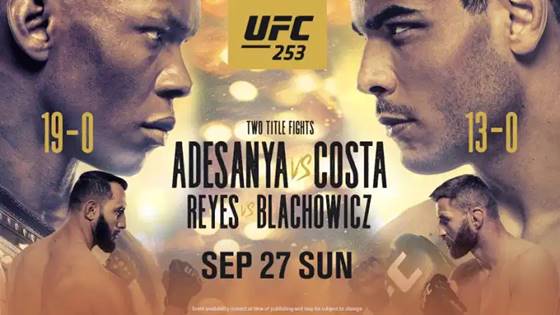  UFC 253 중계 방송