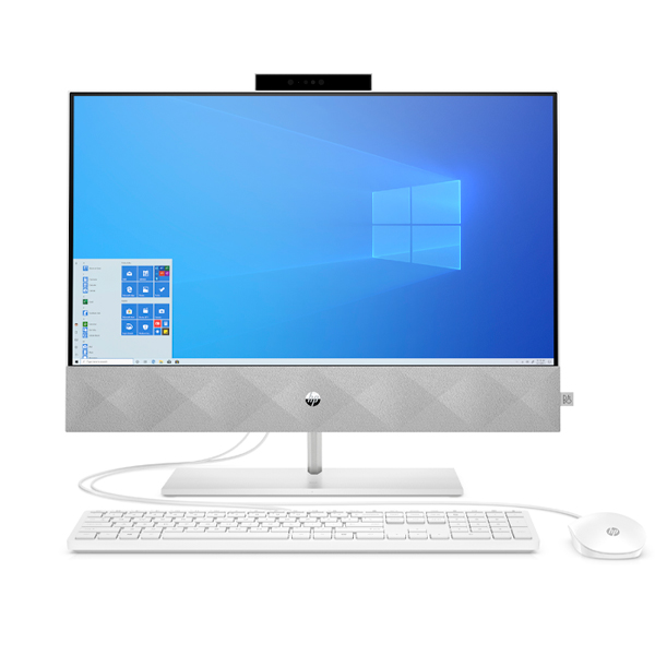 HP 파빌리온 올인원 PC 24-k0107kr (i5-10400T 8GB WIN10 NVMe 512GB GTX1650) + 마우스 + 키보드, 기본형