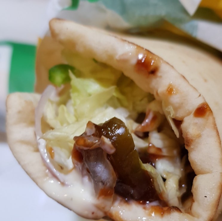  서브웨이 K바비큐? 노맛탱