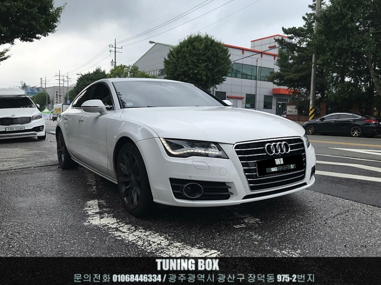  아우디A7 전자배기음 JSR 소리박 GT500 장착[광주튜닝박스]