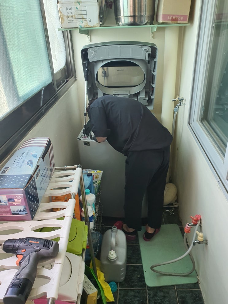  청주 용암동 한우리 아파트 통돌이세탁기 청소 다녀 왔습니다