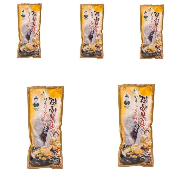  경희본초 닭오리백숙재료 100g X 5개