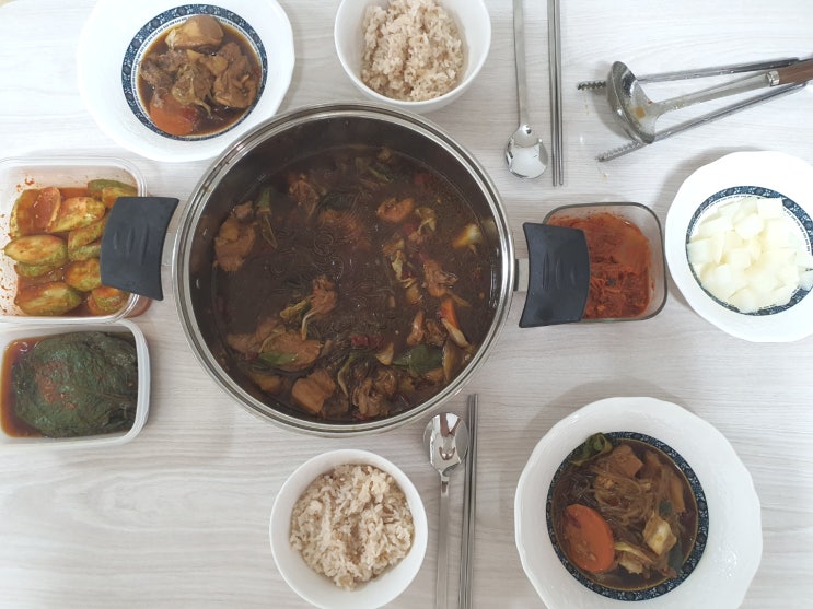  안동찜닭 택배로 집에서 만난 꼬끼요찜닭