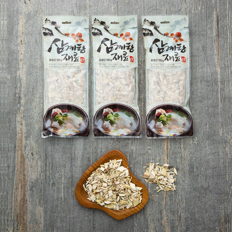  삼계탕재료, 100g, 3입