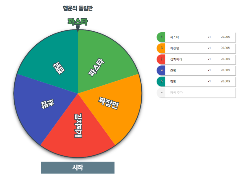 돌려돌려 돌림판! 원판돌리기 게임으로 랜덤뽑기하기! : 네이버 블로그