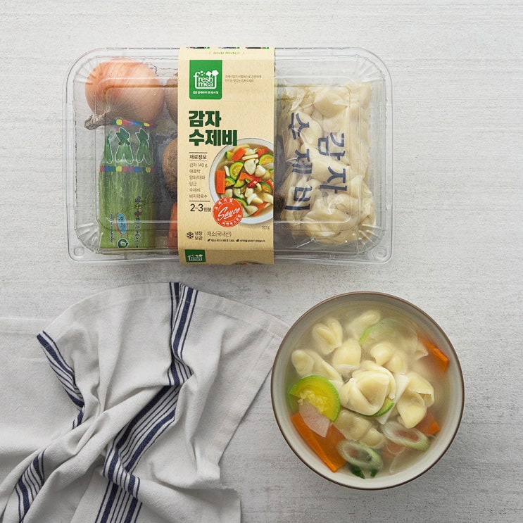  프레시밀 감자수제비 재료, 800g, 1팩