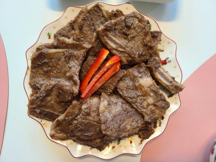  집에서 해먹는 LA갈비 짜지 않은 양념레시피 (조미료 x, 무설탕)
