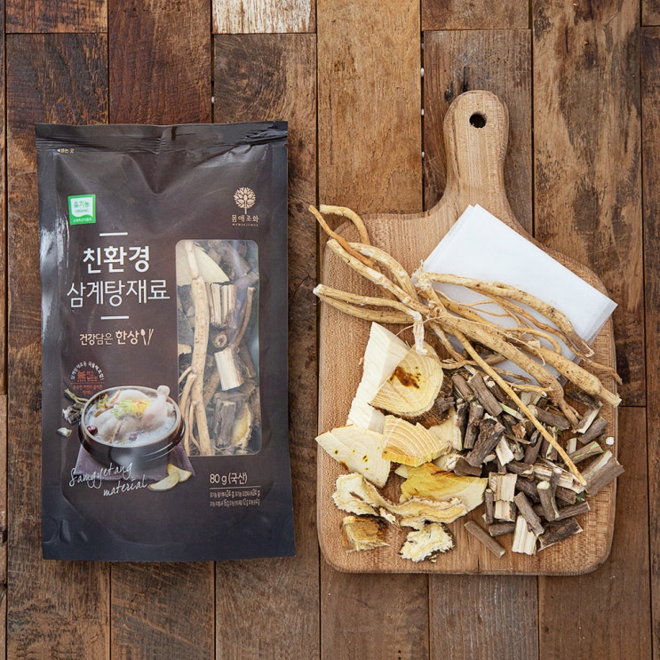  유기농 인증 몸애조화 삼계탕 재료, 80g, 1개