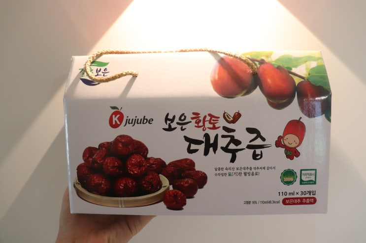  [코리아보은대추협동조합] 대추즙 후기 / 보은 대추, 면역력 강화, 대추즙
