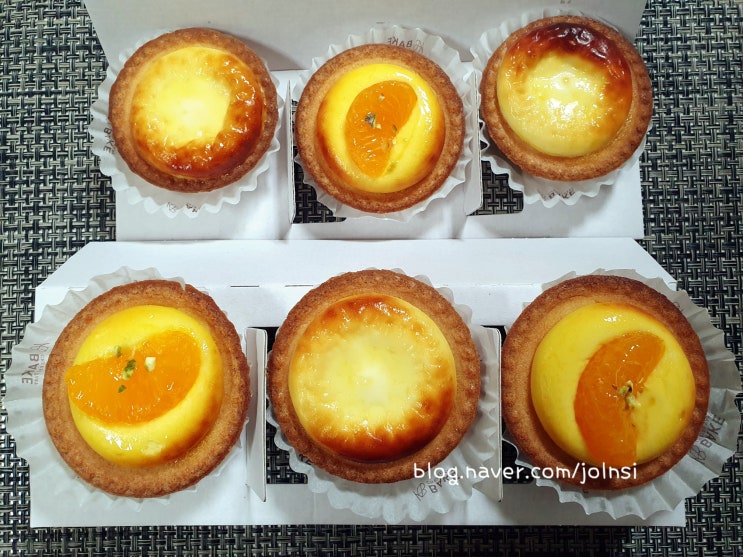  잠실롯데백화점디저트 베이크 치즈타르트 귤타르트 디저트 맛집