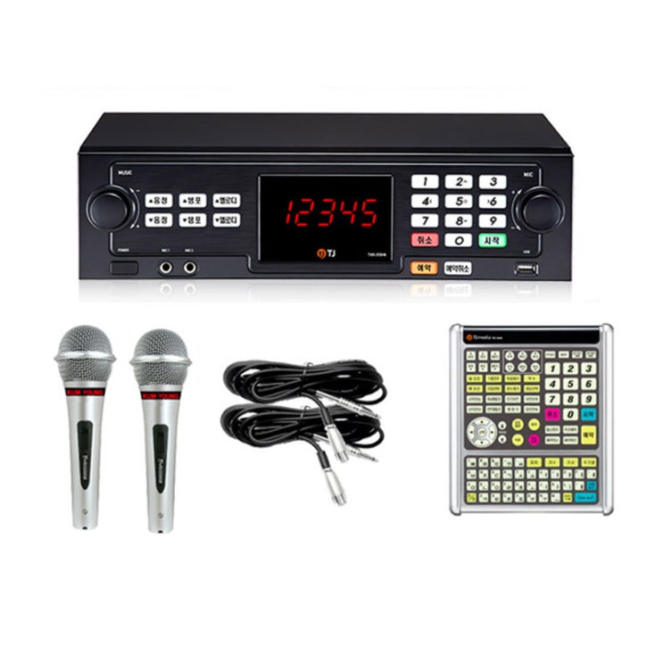  티제이미디어 가정용 노래반주기 세트, TKR-355HK