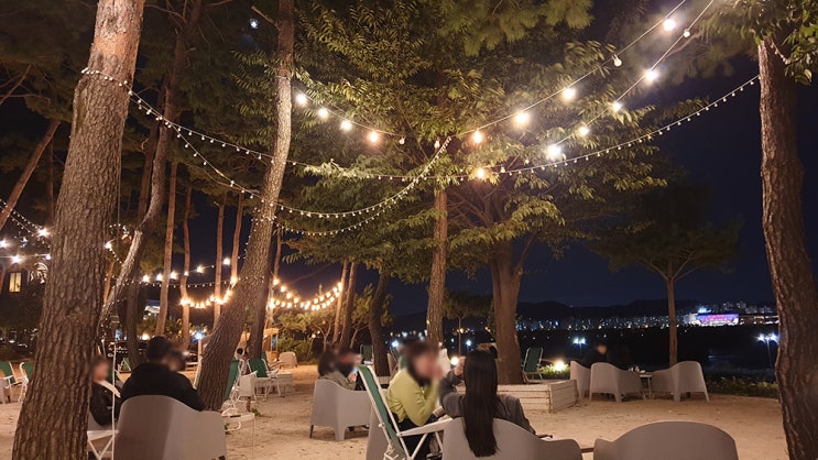  포러데이 팔당 남양주 애견 동반 카페 야경 이뻐요