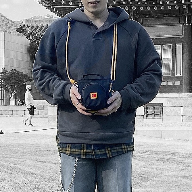 필름 카메라가방 코닥 카메라백 예쁨터져요