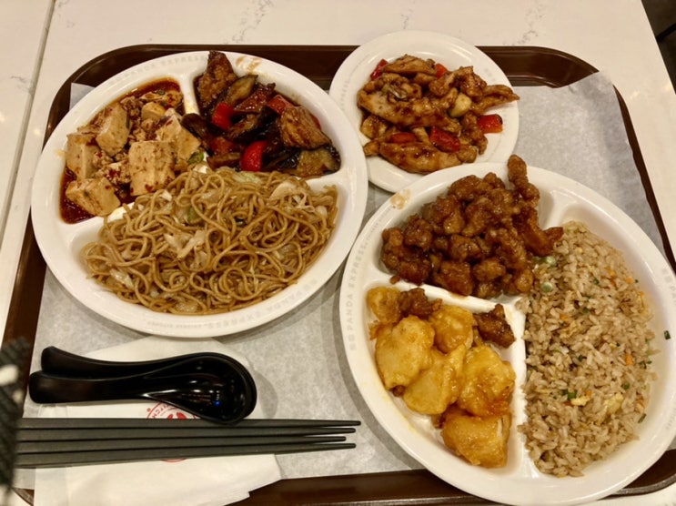 [여의도]판다 익스프레스_여의도 ifc몰 미국식 중국요리 추천 메뉴