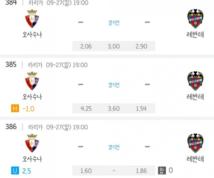 2020.09.27 라리가 오사수나 레반테 | 에이바르 빌바오 | AT마드리드 그라나다 | 바야돌리드 셀타비고 | 바르셀로나 비야레알 2020.09.27 라리가 오사수나 레반테 | 에이바르 빌바오 | AT마드리드 그라나다 | 바야돌리드 셀타비고 | 바르셀로나 비야레알