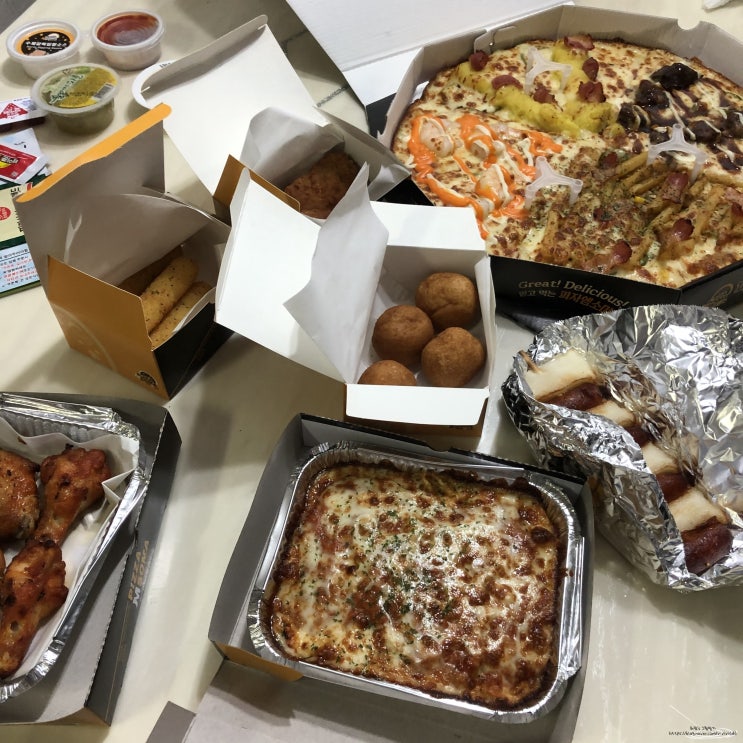  안산 피자배달 피자M소마 4가지맛 피자 JMT!