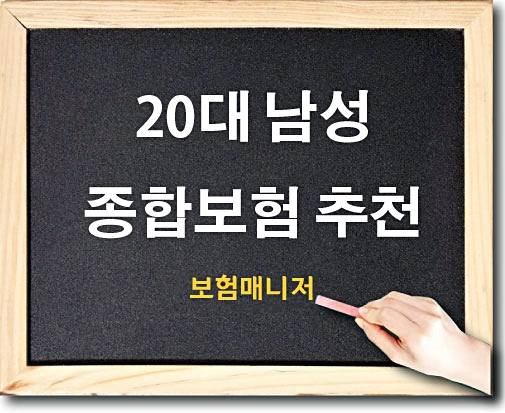 20대 남자 종합보험 어린이보험 추천합니다.