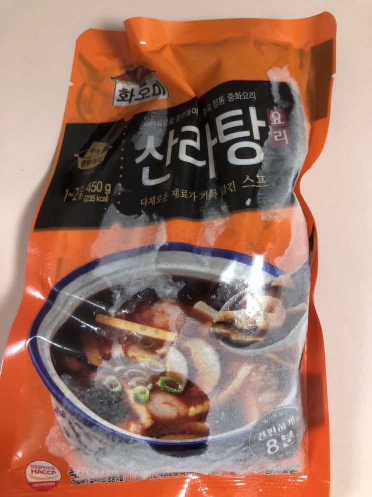  마켓컬리 추천템, 매콤새콤 산라탕 10분이면 조리완료!