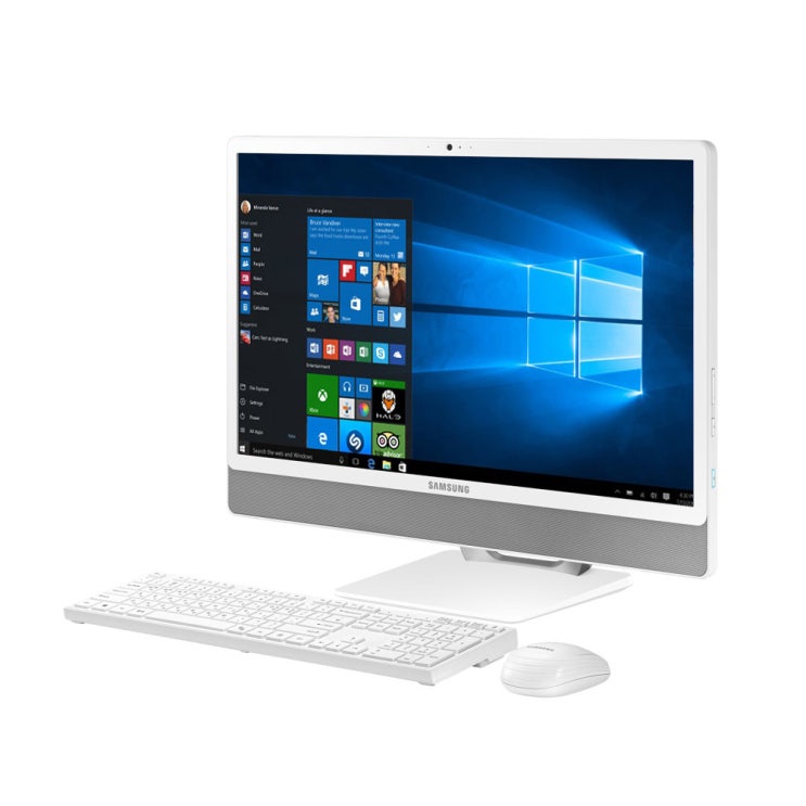  삼성전자 올인원PC 프로스트 화이트 DM530ABE-L38A (i3-8145U 60.5cm 8GB SSD 256GB WIN10 Home), 기본형