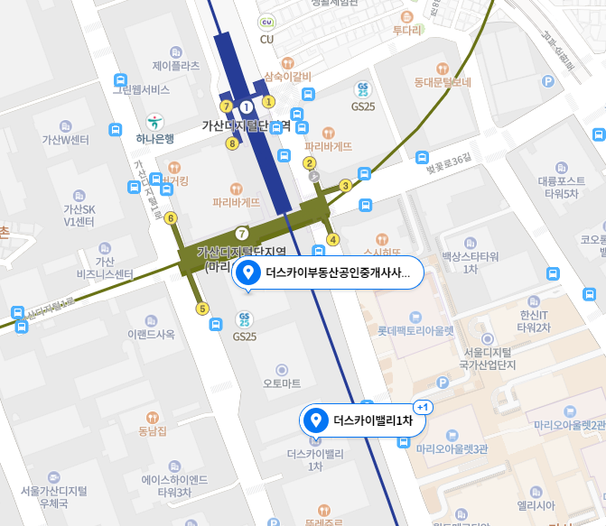  가산 성지 ㄷㅅㅋㅇㅂㄹ 위치 정보