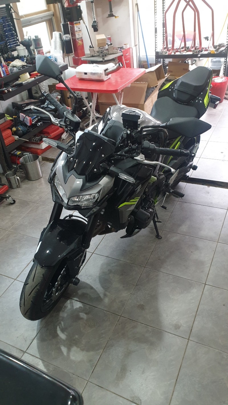 [바이크컴퍼니/경정비/튜닝/z900머플러/z900블랙박스]가와사키 z900 아크라포빅, 블랙박스 장착