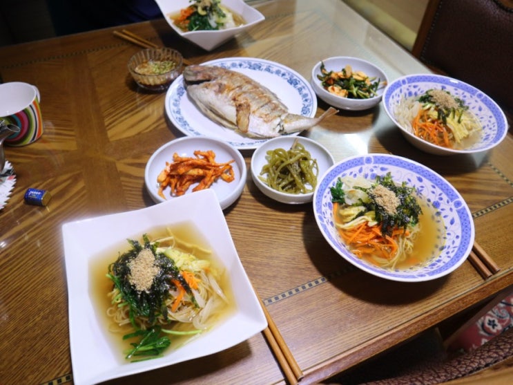  보리뚱 들어보셨나요 보리국시 보보리쿡시로 잔치국수 만들기
