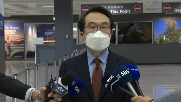 방미 이도훈, 피살 공무원 사건에 "공조 중점적 얘기할 생각" 방미 이도훈, 피살 공무원 사건에 "공조 중점적 얘기할 생각"