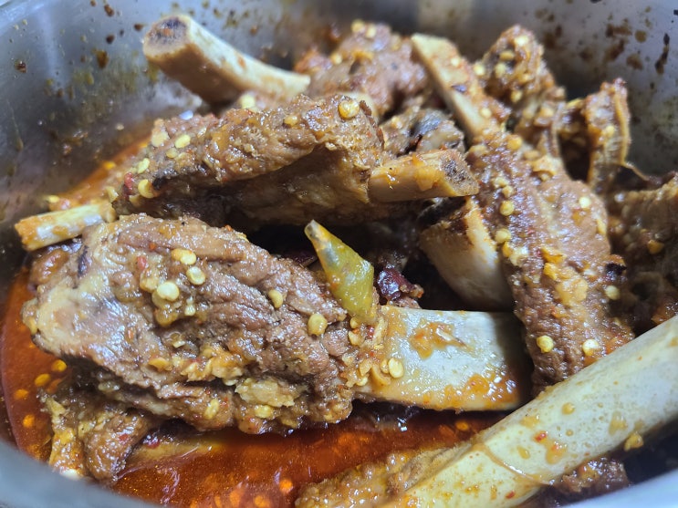  [맵찔이의 도전기] 집에서 직접 만든 매운 갈비찜 도전기! _ 매콤한 돼지갈비찜