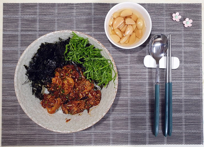  10분 조리 간편하게 "꼬막 비빔밥"만들기
