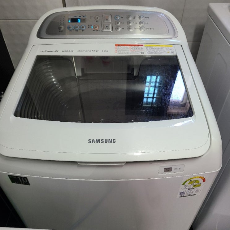 진주세탁기청소(삼성액티브워시14kg)
