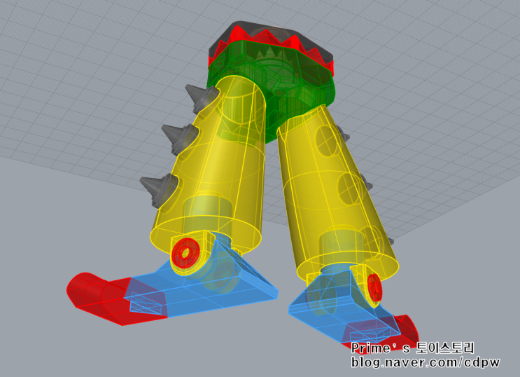 인디언 시리즈 - 4) 인디언 3D 모델링 (하반신, 다리)
