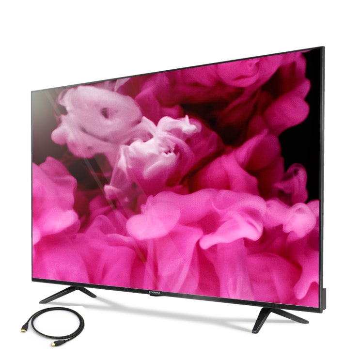  프리즘 4K UHD LED 109.22cm TV PT430UD + HDMI 2.0 케이블, 자가설치, PT430UDH