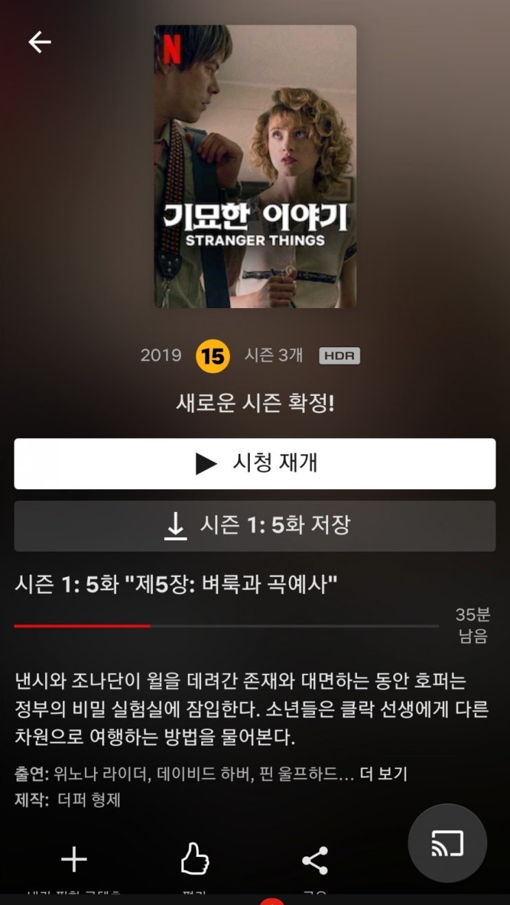 [지니일기]넥플릭스 기묘한 이야기 정주행 스타뚜