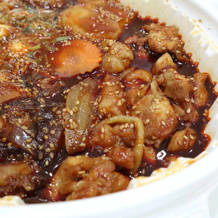  부평찜닭 행복한찜닭에서 배달비 없이 냠냠~!