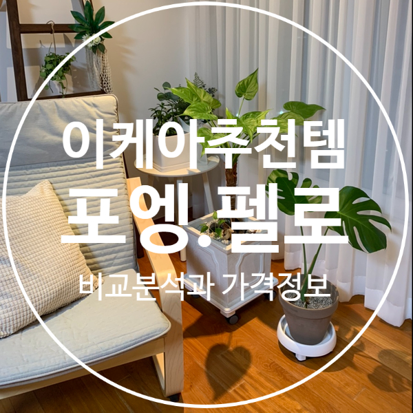  [이케아추천템1탄] 이케아 포엥과 펠로 비교분석 및 모든가격정보