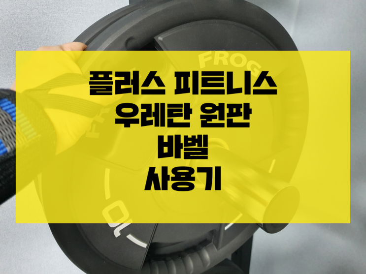  플러그 피트니스 우레탄 원판 중량 바벨 실제 구입 사용기