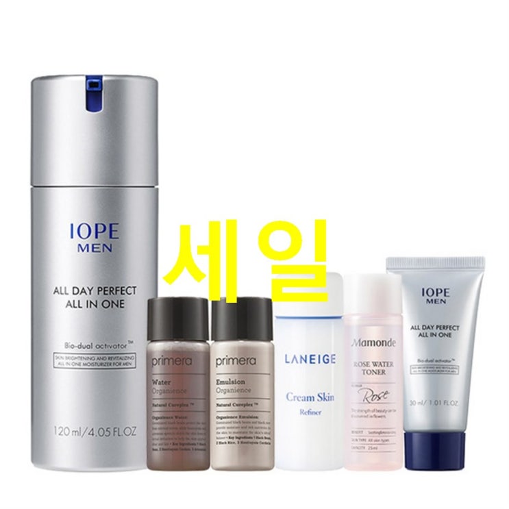  2020년 베스트 아이오페 맨 올데이 퍼펙트 올인원 120ml 아모레퍼시픽 기초케어 5종! 리뷰랍니다