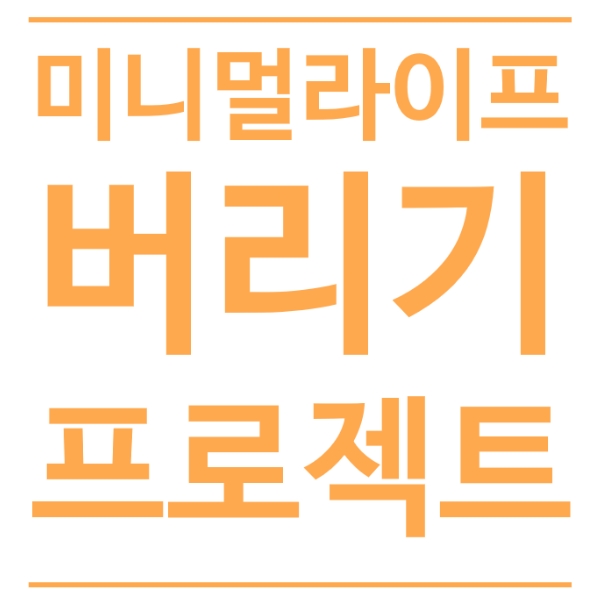  미니멀라이프 버리기 프로젝트 28일차, 젖병세정제