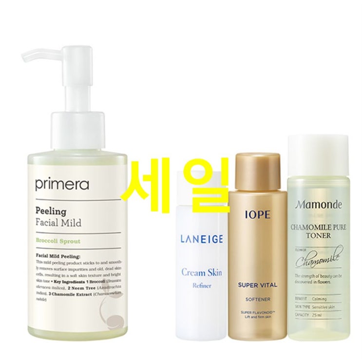  쇼핑 할인 프리메라 페이셜 마일드 필링 150ml 아모레퍼시픽 기초케어 3종~ 골라볼께요