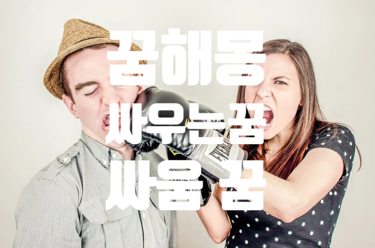  꿈에 싸우는꿈 / 꿈해몽
