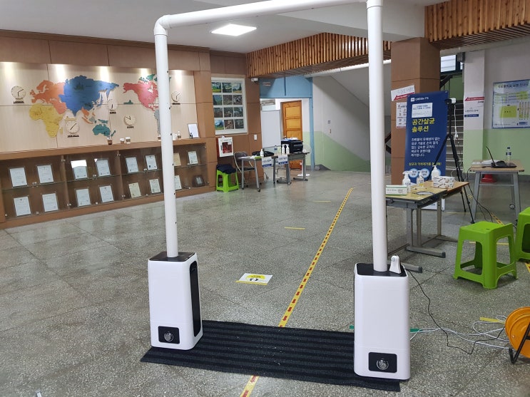  방역 소독게이트와 열화상카메라 대여를 한 번에!