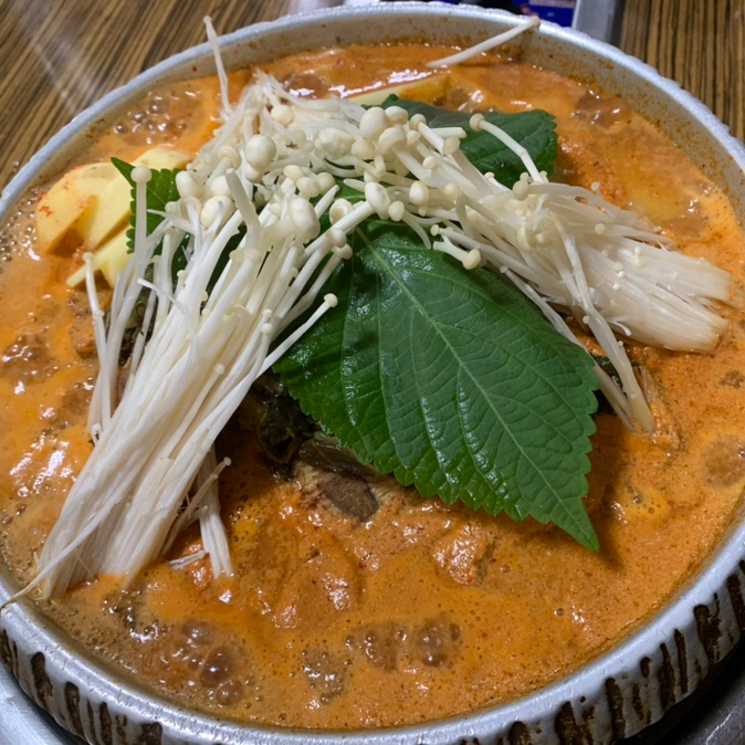  전대상대맛집 감자탕 '맛골' - 국물 진하고, 국내산 등뼈 사용해서 살이 부들부들하니 맛있음!
