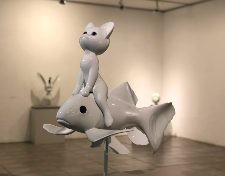  Ngallery X N52) 두번째 - 임승섭 展 , N52 카페 / 하늘보라와 힐링미술감상^^ (앤겔러리- 서울근교 분당 분위기 좋은 데이트, 나들이 추천 카페&갤러리)