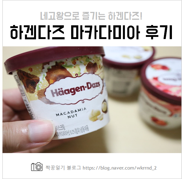  네고왕 하겐다즈 구매법 및 마카다미아, 스트로베리 후기 (with 칼로리 정보)